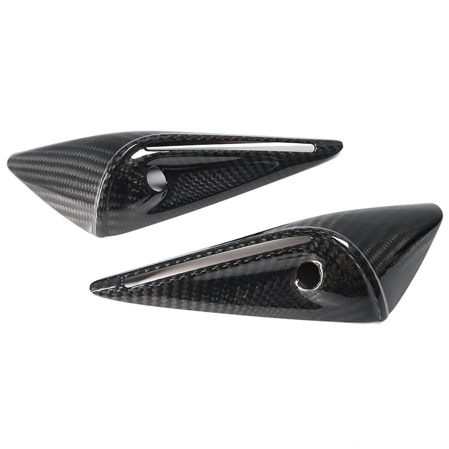 Model 3/Y/X/S Carbon Fiber Turn Signal Covers Set (Stick On)