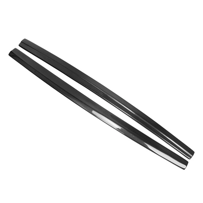 Audi A3 (S-Line)/S3 Carbon Fiber Flat Side Skirt Extensions (Pair)