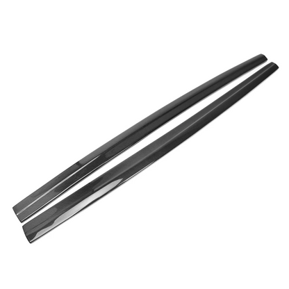 Audi A3 (S-Line)/S3 Carbon Fiber Flat Side Skirt Extensions (Pair)