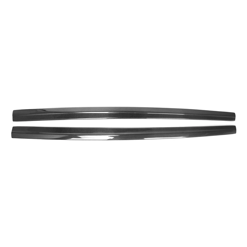 Audi A3 (S-Line)/S3 Carbon Fiber Flat Side Skirt Extensions (Pair)