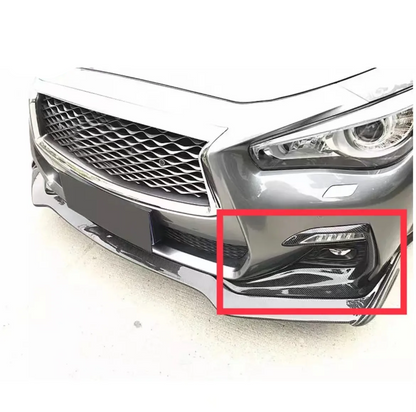 Q50 2018+ Carbon Fiber Fog Light Trim